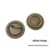Broche acessórios 4,6 centímetros broche vintage com bandeja de renda pino padrão europeu nickel-free roupa chapeada com agulha atacado