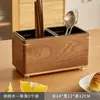 Estante para Cuchillos Estante de Almacenamiento Encimera de Cocina Estante de Almacenamiento para Cuchillos de Madera Maciza Soporte para Cuchillos del Hogar Ventilado Drenante Estante para Cuchillos de Cocina