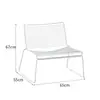 Cadeira de Jantar para Casa Estilo Nórdico B&B Cadeira de Designer Estilo Retrô Café de Influenciador Varanda Externa Cadeira de Lazer