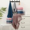 Toalla de baño reticulada, suave, absorbente, sin vello, de color liso, estilo sencillo, regalo para el hogar, de algodón, venta al por mayor transfronteriza.