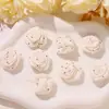Tela francesa de tacto suave y perezoso, encaje, flor de rosa, accesorios para el cabello, piezas, DIY, broche de flor tridimensional, accesorios para ropa