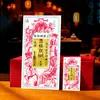 Billete Adhesivo para Teléfono Móvil, Talismán Atrae-Dinero del General Zhao, Encanto para Mejorar la Riqueza, Específicamente para el Año del Caballo, Hecho a Mano con Cinabrio