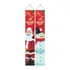 2026 Nuevo Pareado Navideño Fiesta Papá Noel Árbol de Navidad Decoración Colgante de Puerta Arreglo de Escena Bandera Colgante Exterior