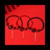 Tobillera de Cuerda Roja con Hebilla de Seguridad de Cinabrio para Mujer, Pulsera de Cuentas de la Fortuna, Tejido Antiguo para el Año de Nacimiento, Rojo de Seguridad