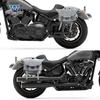 Coche muscle Wolf adecuado para Harley Luwei 117 bolsa lateral bolsa lateral se puede instalar casco medio casco casco completo marco de liberación rápida modificación