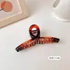 Grampo de Tubarão Quadrado Elegante Retro Coreano Grampo de Cabelo Elegante Acessórios de Cabelo de Celebridade da Internet Francesa Maillard Adorno de Cabeça