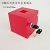 Caixa de Produto Defeituoso de Acrílico Transparente Fábrica Linha de Montagem Caixa de Resíduos Caixa de Armazenamento de Produto Defeituoso com Trava Reciclagem Le De Zhu