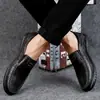 Zapatos de cuero casual de negocios para hombre, cómodos, de piel de vaca, transpirables, cómodos, populares, clásicos, tipo papá, talla grande, zapatos casuales para hombre