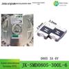 Fusível Termistor de Auto-Recuperação de Baixa Resistência 0805 3A 6V JK-SMD0805-300L-6