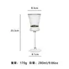 Luxo Leve Taça com Borda Dourada Padrão Vertical Linha de Cintura Dourada Taça de Vinho Tinto Bar Taça de Coquetel Casa Conjunto de Copos de Água com Padrão Vertical
