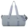 Moda Estilo Coreano Simple Tela Lavada Bolso Cruzado para Mujer Salida de Estudiante Bolso de Mano Casual de un Solo Hombro Bolsa de Almacenamiento Cilíndrica