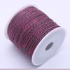 1,2 mm multicolorido linho cor texto jogar esfregar contas de algodão King Kong estrela lua frisado fio trançado tasser fio