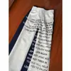 Suministrados directamente por el fabricante, pantalones deportivos rectos para hombre con estampado de letras estilo americano, pantalones de otoño con vibra de calle, pantalones casuales de pierna ancha