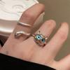 Anillo de Gato y Serpiente para Mujer, Moda Nueva 2025, Estilo Único y Genial, Anillo para el Dedo Índice, Anillo de Amistad Elegante para Celebridades de Internet