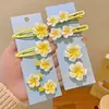 Nova série doce de frangipani acessórios de cabelo super fada presilha de flor corda de cabelo para rabo de cavalo franja presilha para cabelo quebrado