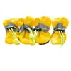 Venta Caliente Transfronteriza Zapatos para Perros Mascotas Cachorro Zapatos Suaves Impermeables Antideslizantes Cubrezapatos para Mascotas Botas de Lluvia Cubrepatas para Zapatos de Mascota