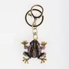 Novo Chaveiro Sapo de Diamante Acessórios para Pendurar Chaves Acessórios de Bolsa Metal