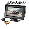 Monitor de Reversa para Coche de 4.3 pulgadas Pantalla HD de Escritorio Entrada AV Bidireccional