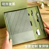 Caja de Regalo Set de Cuadernos de Sarga Transfronterizos con Logo Personalizado, Cuaderno de Cuero Suave para Oficina, Regalo Souvenir al por Mayor