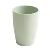 Juego de Tazas de Agua Portátiles de Paja de Trigo para Uso Doméstico en la Sala de Estar, Taza de Plástico Simple Creativa, Taza de Leche Anticaída