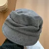 Chapéu de Equitação Marrom Camurça Topo Plano Feminino Outono Literário Retrô Emagrecedor Bico de Pato Circunferência Craniana Grande Chapéu Newsboy