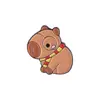Nuevo Broche Lindo de la Serie Capibara Set Creativo y Único de Insignias con Forma de Caricatura de Capibara
