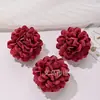 Flor Artificial Multicapa Flor de Crisantemo Bola Pequeña Cabeza de Flor Tocado para el Hogar Accesorios DIY Decoración de Boda Fiesta Flor Boda Flor de Seda
