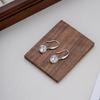 Pendientes clásicos de moda con un solo diamante y circonita en forma de gota de plata de ley 925 de alta calidad, con gancho para la oreja irregular que combina con todo, para damas, venta al por mayor