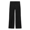 Nova coleção de outono de roupas femininas estilo europeu e americano: calça longa da moda, casual, de corte solto, versátil, de cintura alta, com prega frontal