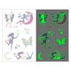Suministro Transfronterizo de Pegatinas de Tatuaje Luminosas Ruikalong, Estrellas, Números, Plumas, Mariposas, Pegatinas de Tatuaje Impermeables Fabricante