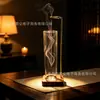 Queimador de Incenso Clássico Novo Sem Cinzas Base de Madeira Sólida Suporte para Incenso Queimador de Incenso em Bastão de Vidro Borossilicato Alto Ornamento Fabricante