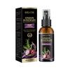 Eelhoe Spray para el Cabello de Cebolla y Romero Hidratante Cuero Cabelludo Brillo Suave Cuidado del Cabello en Spray