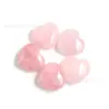 Adornos de Corazón de Melocotón de Piedra Natural Transfronterizos de 3 cm Adornos de Piedra con Forma de Corazón de Ojo de Tigre Piezas de Mango de Corazón de Melocotón No Porosas