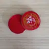 Tampón de Tinta de Espuma, Tampón de Tinta Roja, Tampón de Tinta en Caja Redonda de Hierro, Al por Mayor