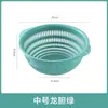 Cesta para lavar verduras engrosada, juego de tres piezas, cesta de frutas para el hogar, cesta de drenaje de cocina, lavabo de plástico para lavar verduras, plato de frutas, artefacto de almacenamiento