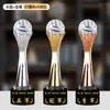 Certificado de Honor IncluidoTrofeo de Cristal de Voleibol Personalizado Recuerdo de Metal para Equipos de Competición de Voleibol Aéreo