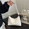 Bolso de Mano Plisado de Rayas Verticales de Comercio Exterior Bolso de Mujer 2024 Verano Nuevo Moda Nicho Francesa de Un Hombro Cruzado Bolso de Mujer
