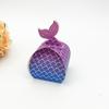 50 Caixas de Doces Criativas em Forma de Pão Sereia Estilo Europeu Caixa de Doces Azul Estrela Mesa de Sobremesa Caixa Pequena