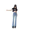 Jeans largos personalizados con letras para hombre, estilo Hong Kong, modernos, verano 2026, hip-hop, moda ins de alta calle, geniales