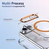 Adequado para Capa Transparente Magnética com Película Integrada para Celular Dobrável Apple Duo, Novo Modelo iPhone Dobrável Anti-Queda Fábrica
