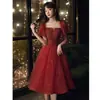 Vestido de Noche de Banquete de un Hombro para Mujer, Nuevo Estilo de Alta Gama, Textura de Hada, Vestido Largo Rosa para Anfitriona, Vestido para Reunión Anual para Mujer