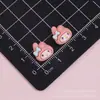 Mini accesorios de resina de animales Sanrio, pinzas para el pelo DIY con pegamento de crema, accesorios para el pelo, fundas de teléfono, imanes para refrigerador, zuecos