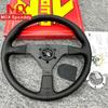 Modificación de coche carreras competitivas volante de cuero de 14 pulgadas v1 espaciamiento de agujeros universal 70 mm