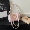 Bolso Cruzado de Moda Texturizado de Nicho Nuevo 2026 para Mujer, Bolso Baguette Plegado, Bolso de Hombro Simple de Alto Valor para Mujer