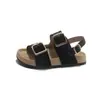 Calçados de Praia para Crianças 2026 Verão Novo Solado Macio Sandálias Abertas para Meninas Sandálias Birkenstock Moda Casual Calçados de Bebê