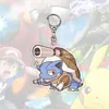 Llavero Serie Pikachu Transfronterizo Acrílico Plano 2D Colgante Espejo Retrovisor de Coche Mochila Estilo Europeo y Americano