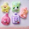 Botella de Agua de Dibujos Animados Sanrio Juguete de Comida Cuerda para el Cabello Pendientes Pegamento de Crema para Manualidades Funda de Teléfono Accesorios de Joyería de Resina