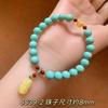 Pulsera vintage de magnesita turquesa de un círculo pulsera turquesa antigua mujeres enviar novias novia joyería de mano al por mayor