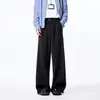 Pantalones Casuales para Hombre Cleanfit Primavera 2025 Nuevos de Peso Pesado Caídos Pierna Ancha Sueltos Rectos