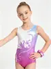 Trajes de gimnasia personalizados transfronterizos, incluyendo varios estilos de ropa deportiva de manga corta para niñas, trajes de baile y ropa transpirable de verano para hacer ejercicio para niñas jóvenes.